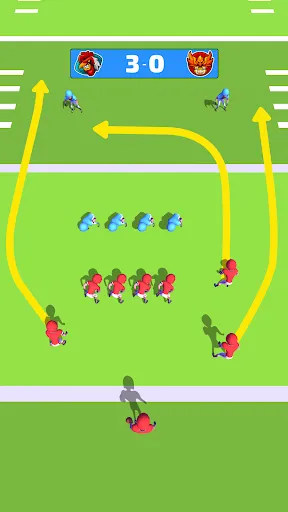Gameplay screenshot 1 from Virtual Quest Game: Football Game - Sports game